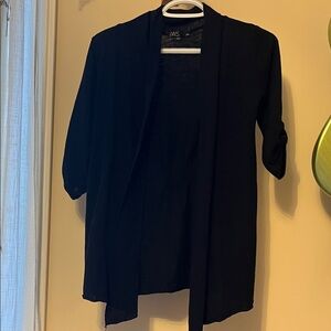 SWS black 3/4 sleeve cardigan